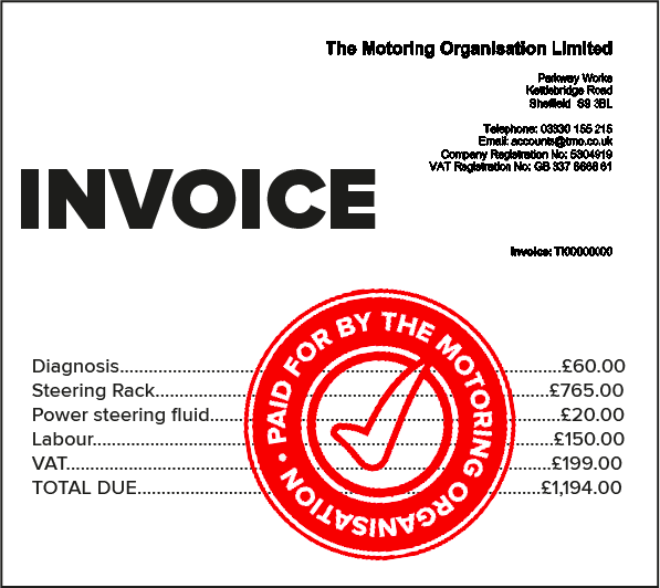 TMO Aftercare Invoice